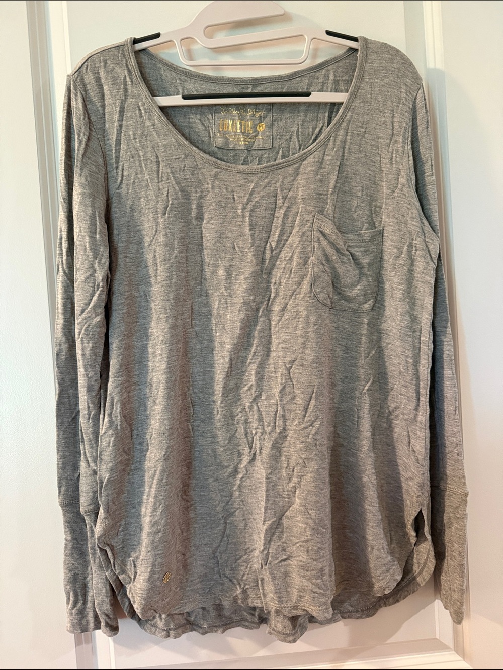Lilly Pulitzer Luxletic Long-Sleeve Scoop Neck Tee